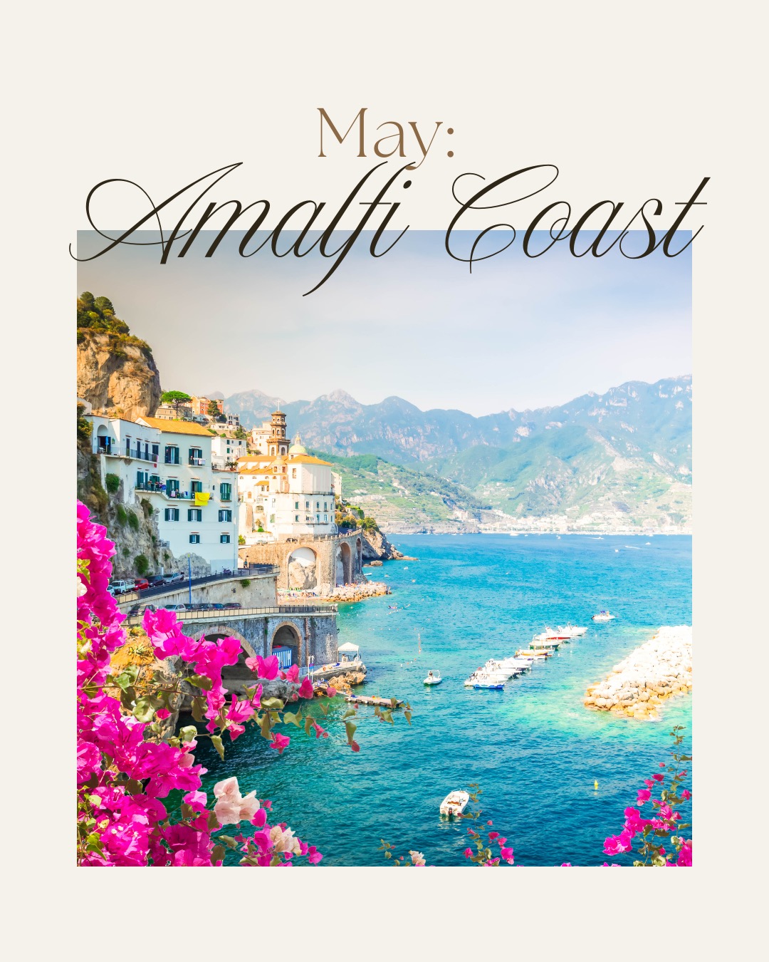 May 2027 — Amalfi Coast